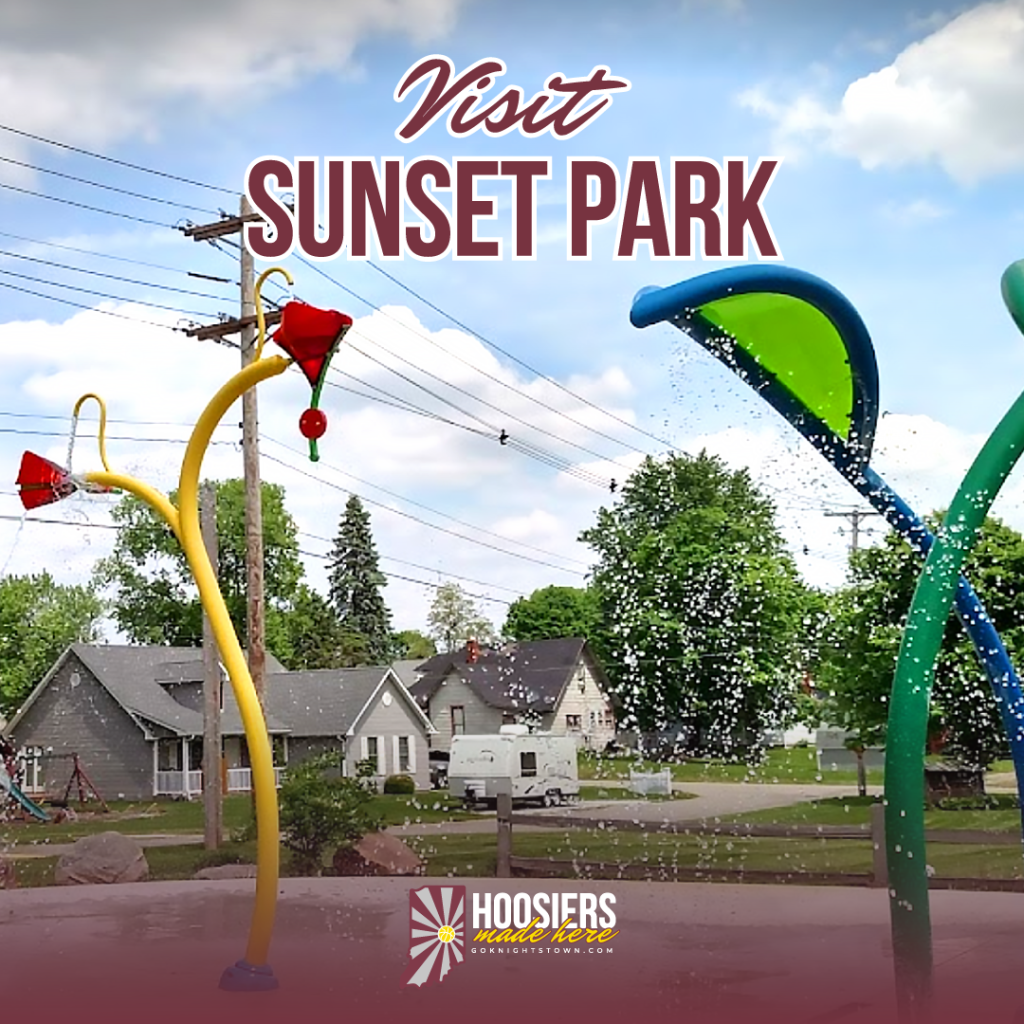 Image of Sunset Park, a splash pad in Knightstown, Indiana