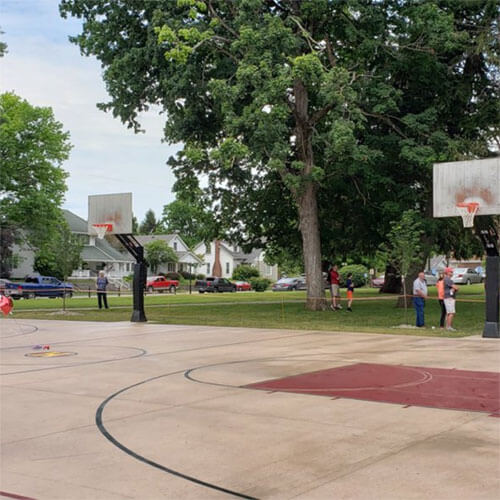 Hickory Outdoor Basketball Court